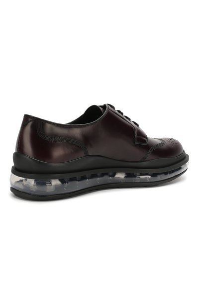 Кожаные дерби PRADA, арт. 2EG299-B4L-F0397, фото 4