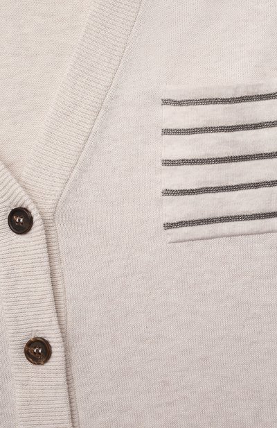 Хлопковый кардиган BRUNELLO CUCINELLI, арт. B19M13506C, фото 3