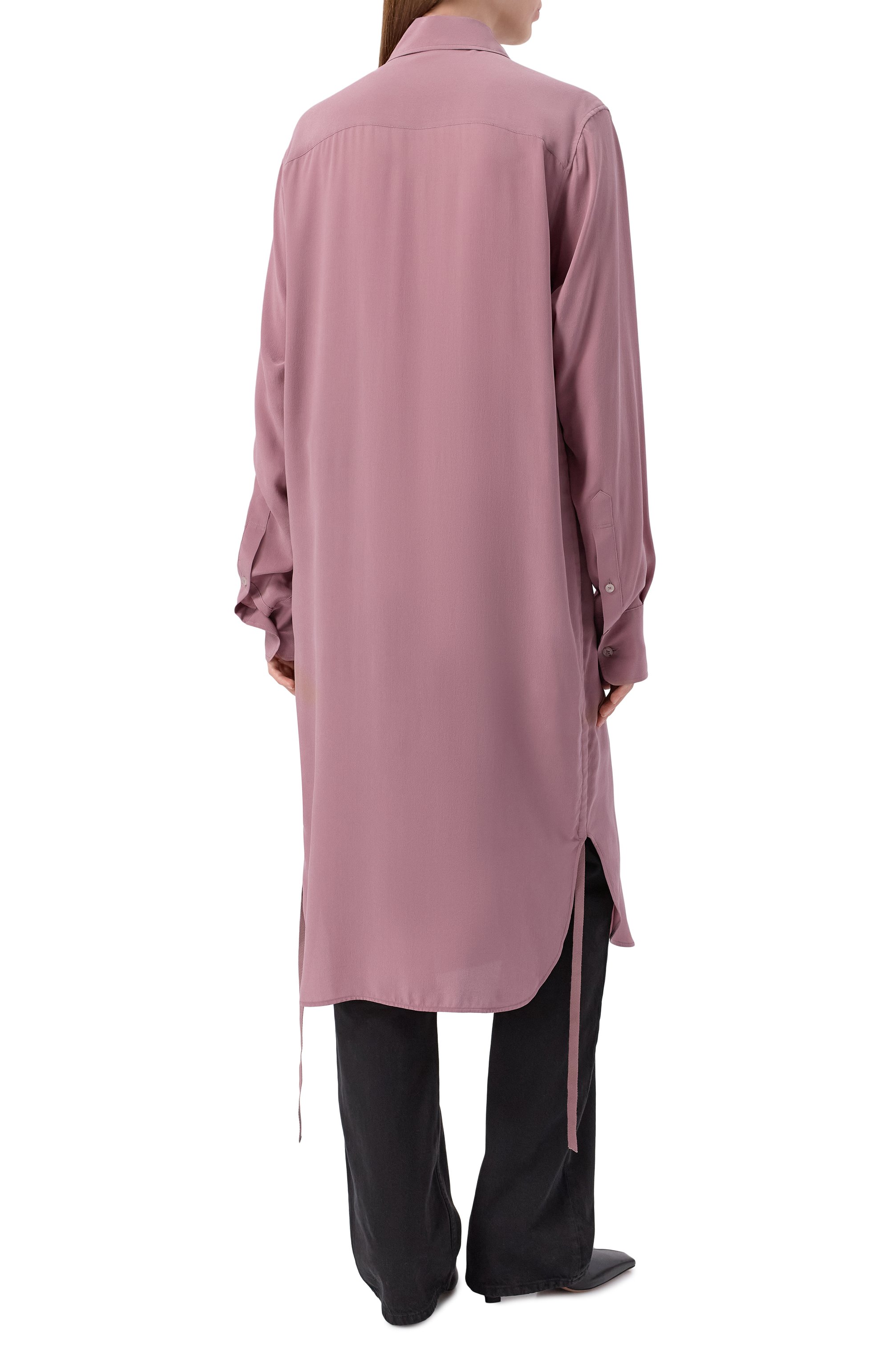 Шелковая рубашка ANN DEMEULEMEESTER, арт. B0012438/FA634, фото 4