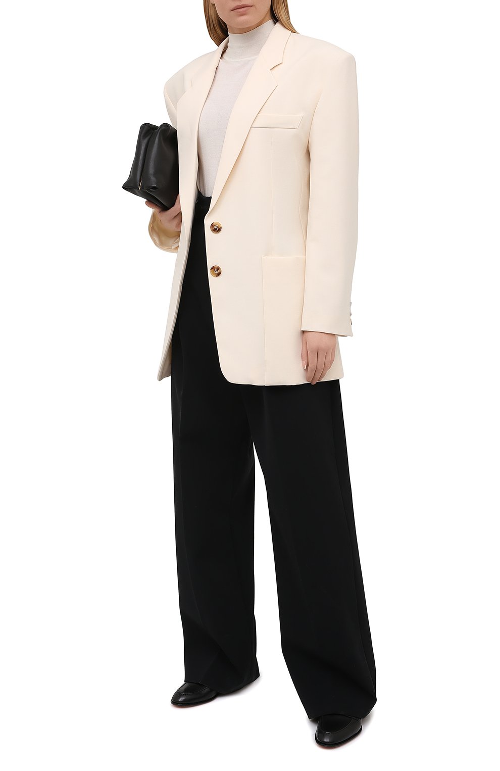 Брюки PHILOSOPHY DI LORENZO SERAFINI черного цвета по цене 65200 руб., арт. A0320/723, фото 2 Брюки PHILOSOPHY DI LORENZO SERAFINI, арт. A0320/723, фото 2