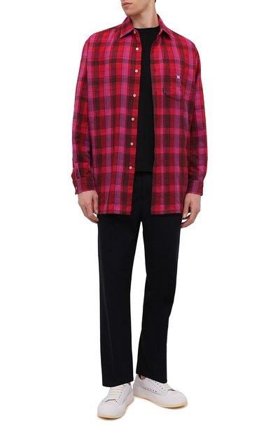 Хлопковая рубашка ACNE STUDIOS, арт. CB0032/M, фото 2