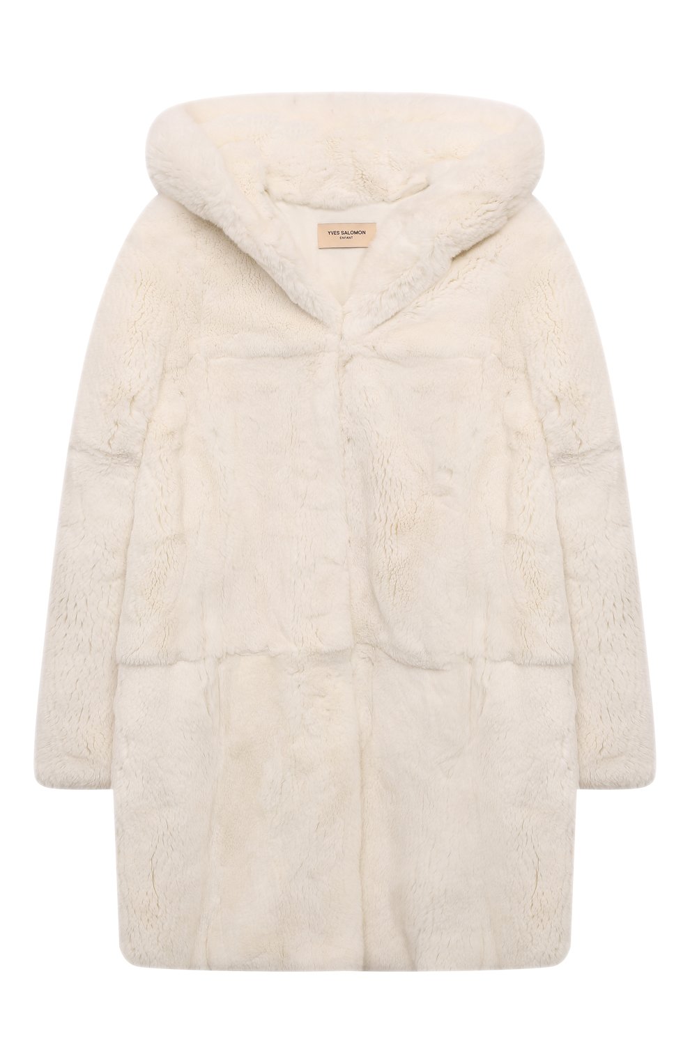 Шуба из кролика YVES SALOMON ENFANT, арт. 22WEM90168REXX, фото 1