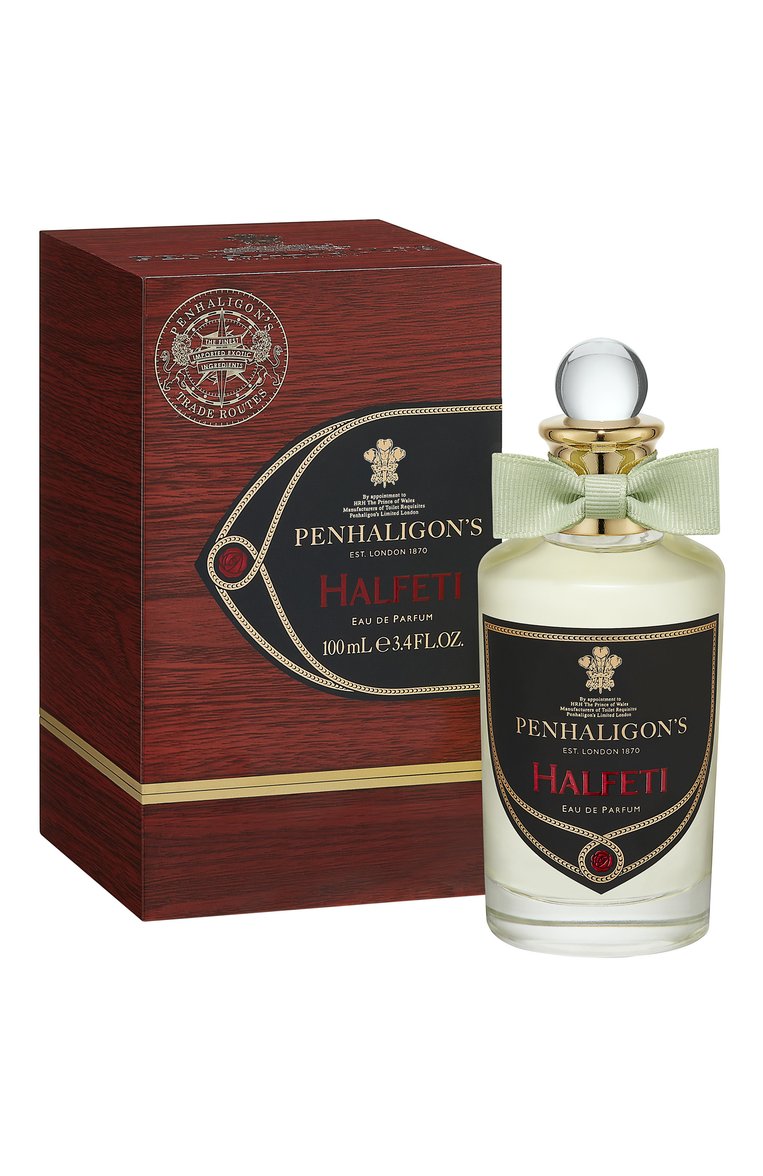 Парфюмерная вода halfeti (100ml) PENHALIGON'S бесцветного цвета, арт. 5056245035807 | Фото 2 (Нос: Не проставлено; Региональные ограничения белый список (Axapta Mercury): Не проставлено; Тип продукта - парфюмерия: Парфюмерная вода; Тип аромата: Восточный, Цветочный; Ограничения доставки: flammable)