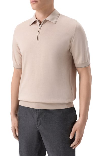 Поло из хлопка и шелка MVST, арт. M26.CSM.K425, фото 3