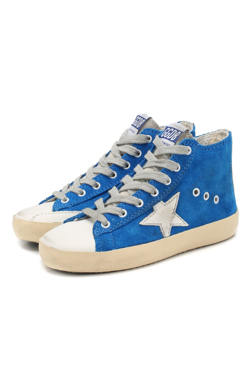 Высокие кеды из замши superstar GOLDEN GOOSE DELUXE BRAND, арт. G35KS002.A24, фото 1