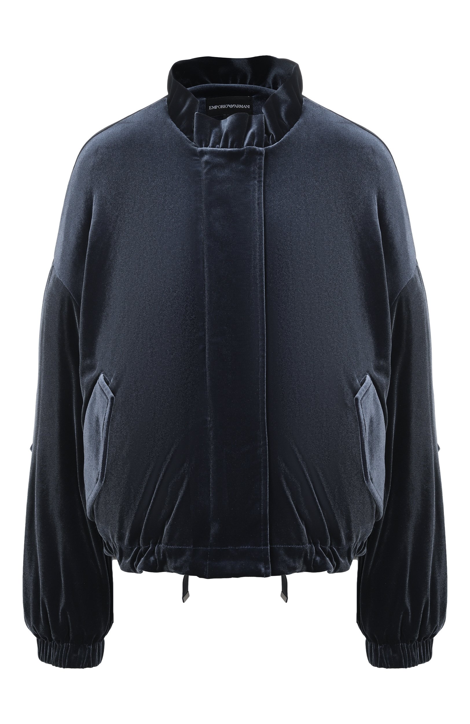 Бархатный бомбер EMPORIO ARMANI, арт. EW004145/AF13341, фото 1