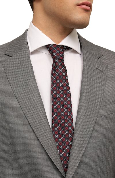 Шелковый галстук GUCCI, арт. 545072 4E002, фото 2