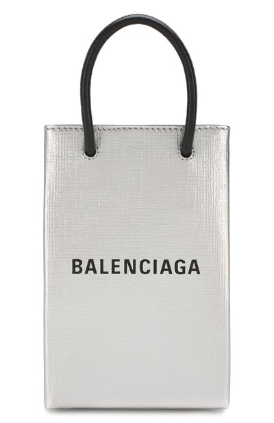 Кожаный чехол shopping для телефона BALENCIAGA, арт. 593826/0AI4N, фото 1