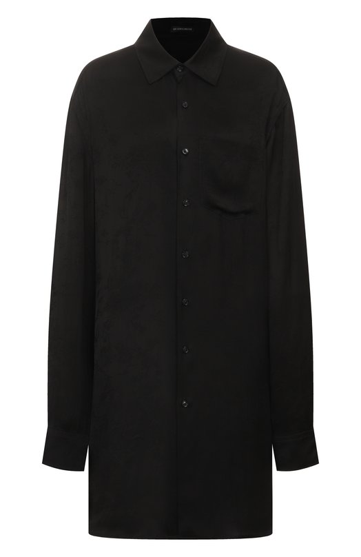 Рубашка из вискозы и шелка Ann Demeulemeester B0011748/FA611 Чёрный B0011748/FA611