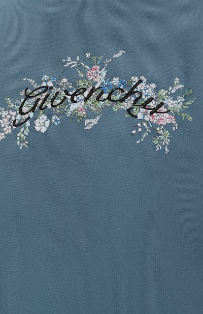Хлопковый свитшот GIVENCHY голубого цвета по цене 87550 руб., арт. BMJ0LC3YMU, фото 5 Хлопковый свитшот GIVENCHY, арт. BMJ0LC3YMU, фото 5