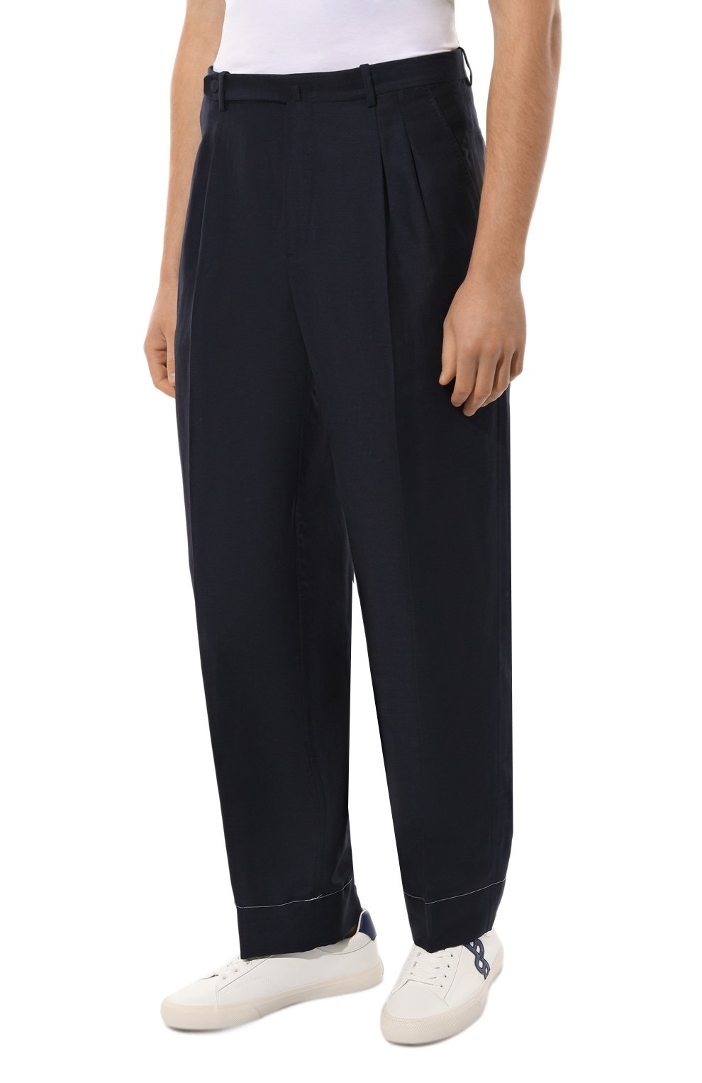 Брюки из шерсти и льна BRIONI, арт. RP2D0L/P1A0L, фото 3