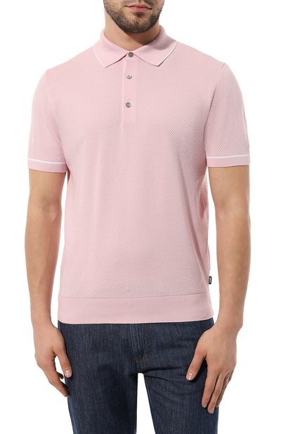 Хлопковое поло BOSS, арт. 50489889, фото 3