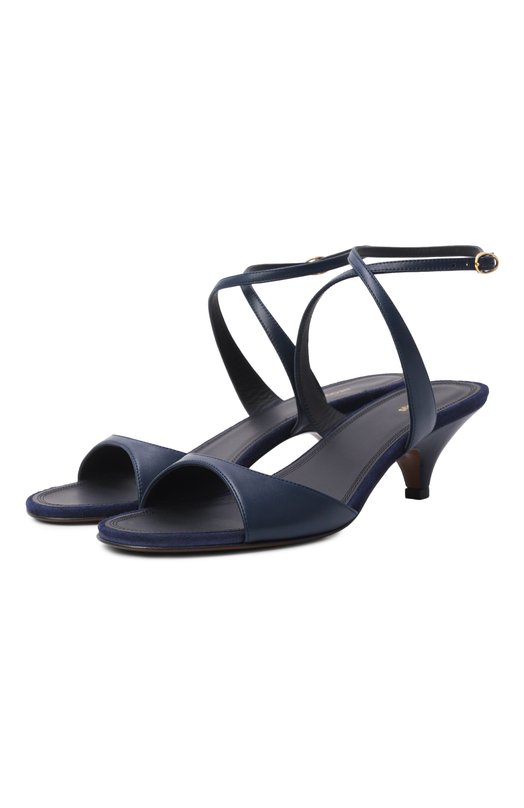 Кожаные босоножки Pherg Neous 00512N08/LEATHER Синий 00512N08/LEATHER