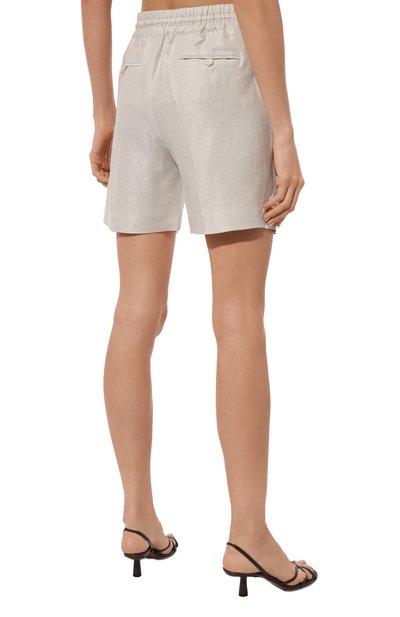 Льняные шорты KITON, арт. D55115H08442, фото 4