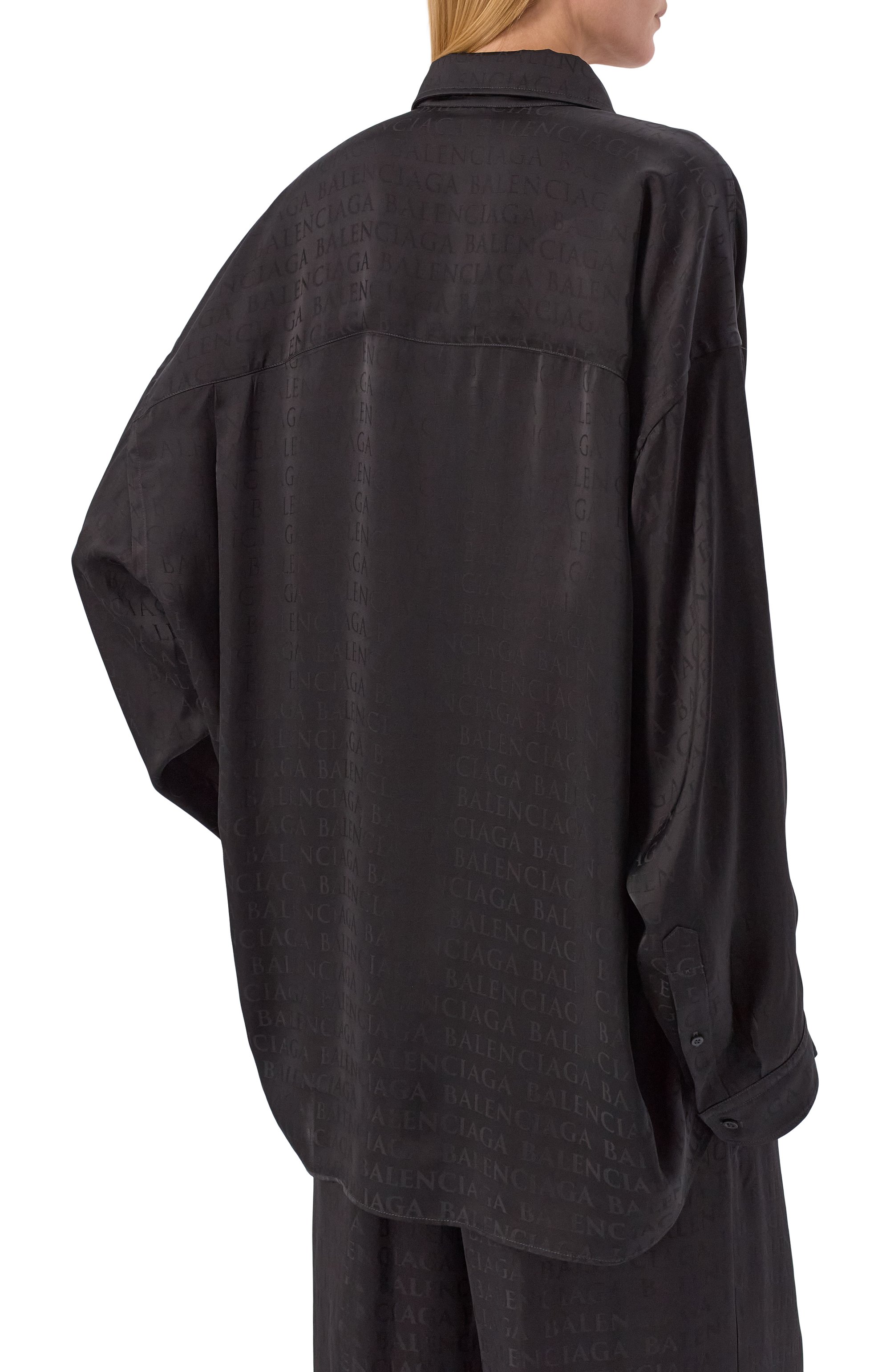 Рубашка из вискозы BALENCIAGA, арт. 850978/TT054, фото 4