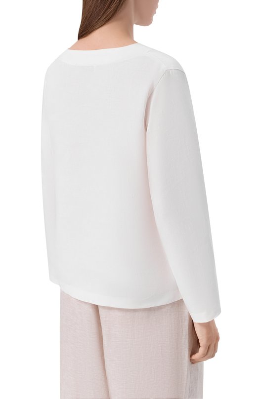 Льняная блузка Gran Sasso 61232/50000 Белый  61232/50000 Фото 4