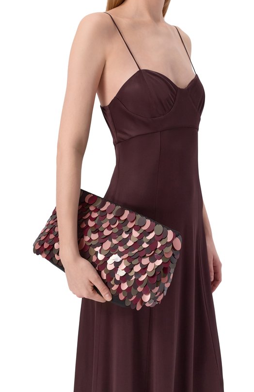 Клатч Dries Van Noten 011521/855 Бордовый  011521/855 Фото 2