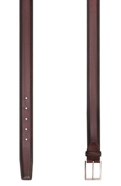 Мужской кожаный ремень BARRETT темно-коричневого цвета, арт. 22B588.8 | Фото 3 (Нос: Не проставлено; Материал сплава: Проставлено; Материал: Натуральная кожа; Случай: Формальный)