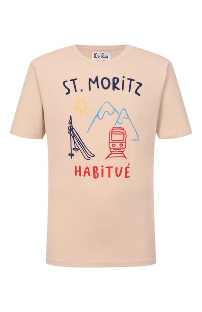 Мужская хлопковая футболка MC2 SAINT BARTH, арт. ARN0004-00883I/ARN0TT WARM