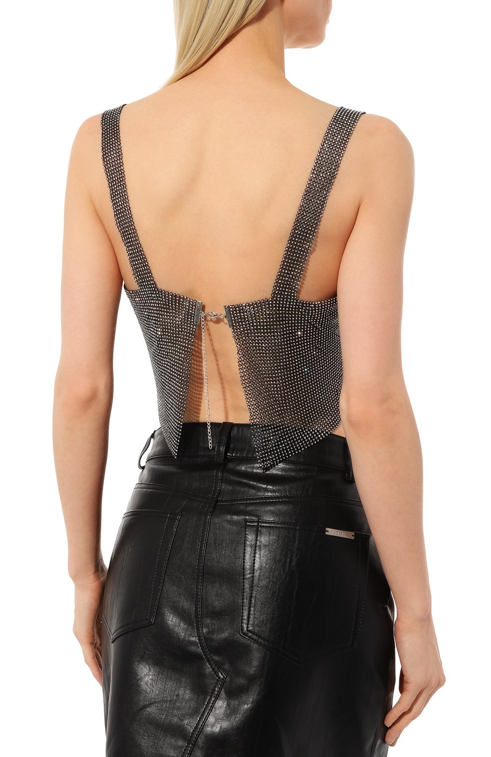 Бра-топ с отделкой стразами LIKE YANA, арт. L6-20-010-900, фото 4