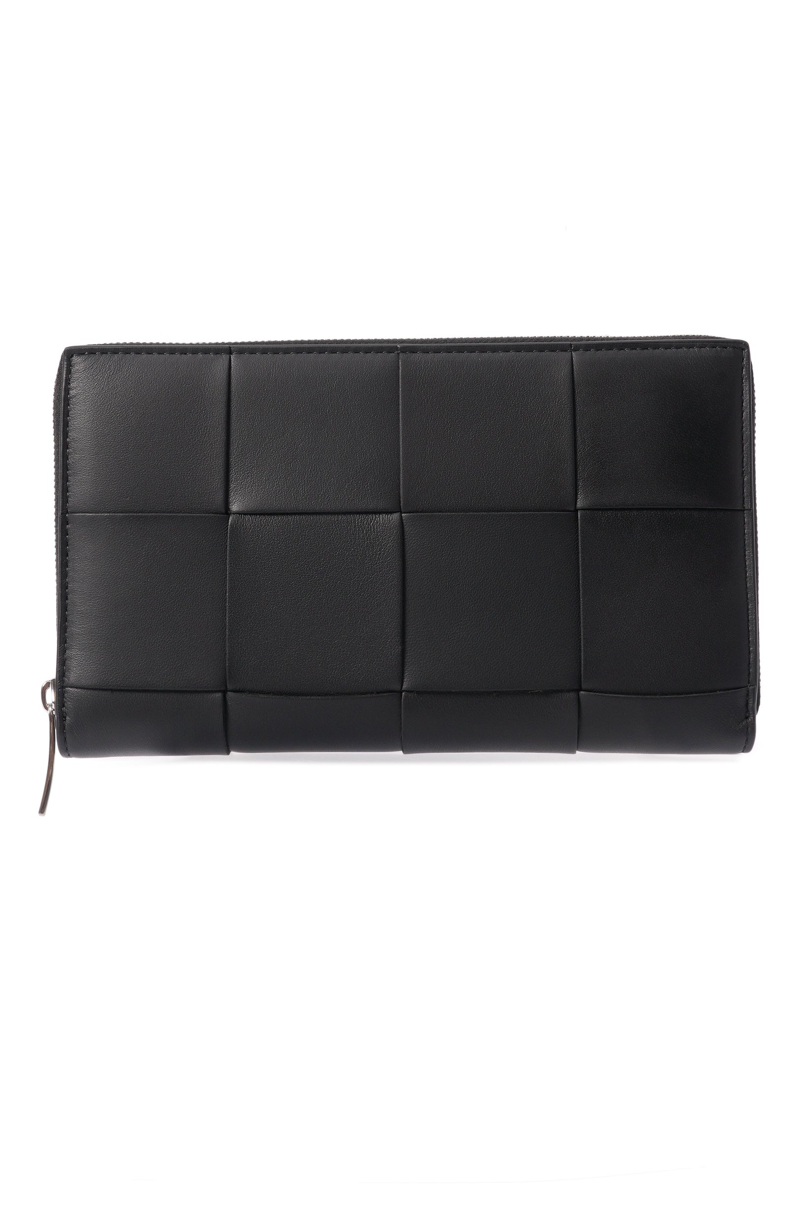 Кожаное портмоне BOTTEGA VENETA черного цвета по цене 135500 руб., арт. 651368/V3U01, фото 1 Кожаное портмоне BOTTEGA VENETA, арт. 651368/V3U01, фото 1