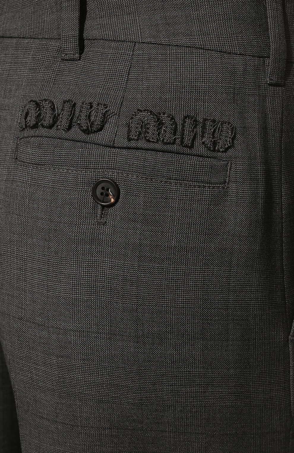 Шерстяные брюки MIU MIU, арт. MP1585-10DI-F0480, фото 5