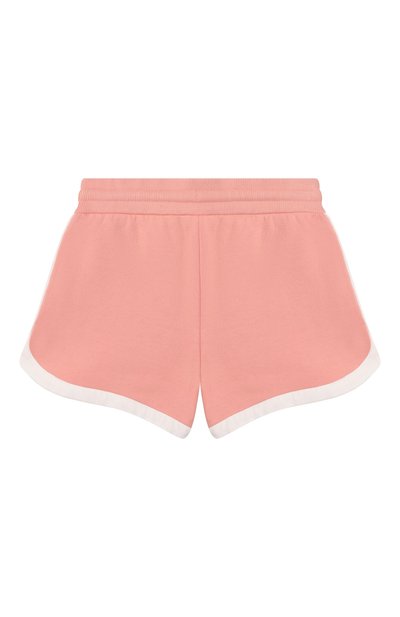 Хлопковые шорты DOLCE & GABBANA розового цвета по цене 35700 руб., арт. L5JQ0N/G7PWH_001, фото 2 Хлопковые шорты DOLCE & GABBANA, арт. L5JQ0N/G7PWH_001, фото 2