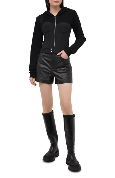 Хлопковый кардиган RTA, арт. WF0213-9030BLK, фото 2