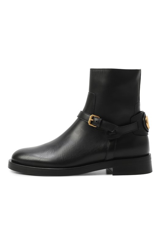 Кожаные полусапоги Vlogo Valentino 7W2S0MT2/DSH Чёрный  7W2S0MT2/DSH Фото 4