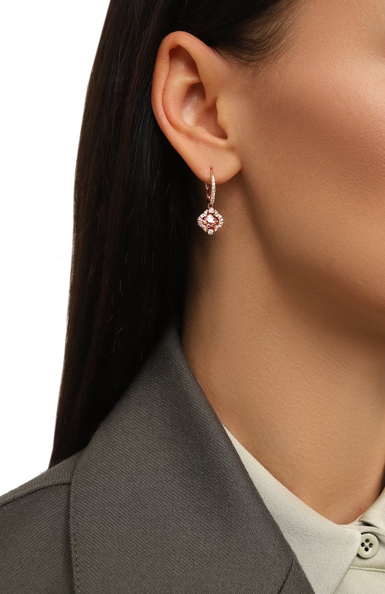Женские серьги sparkling dance SWAROVSKI розового цвета, арт. 5516477 | Фото 2 (Нос: Не проставлено; Региональные ограничения белый список (Axapta Mercury): Не проставлено; Материал: Металл, Кристаллы)