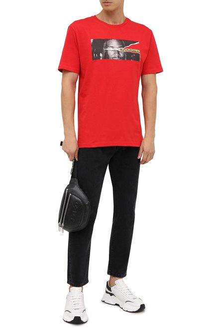 Мужская кожаная поясная сумка KENZO, арт. FA65SA507L45