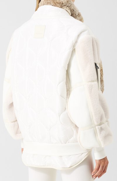 Шелковая куртка с мех овой отделкой TOM FORD, арт. CSF569-FUF007, фото 4