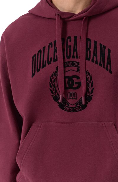 Хлопковое худи DOLCE & GABBANA, арт. G9ZU0T/G701Z, фото 5
