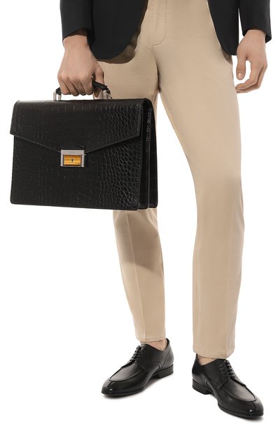 Портфель из кожи аллигатора BRIONI, арт. 0ITC0L/P7716, фото 2