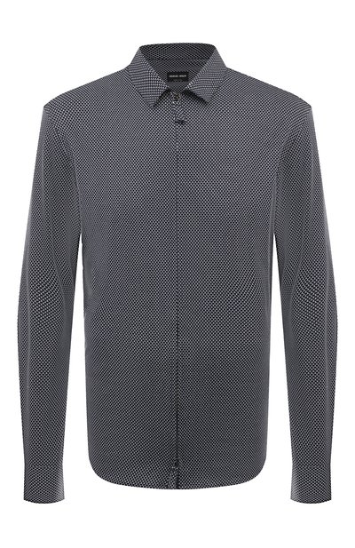 Мужская хлопковая рубашка GIORGIO ARMANI, арт. 8WGCCZ5H/J005Z