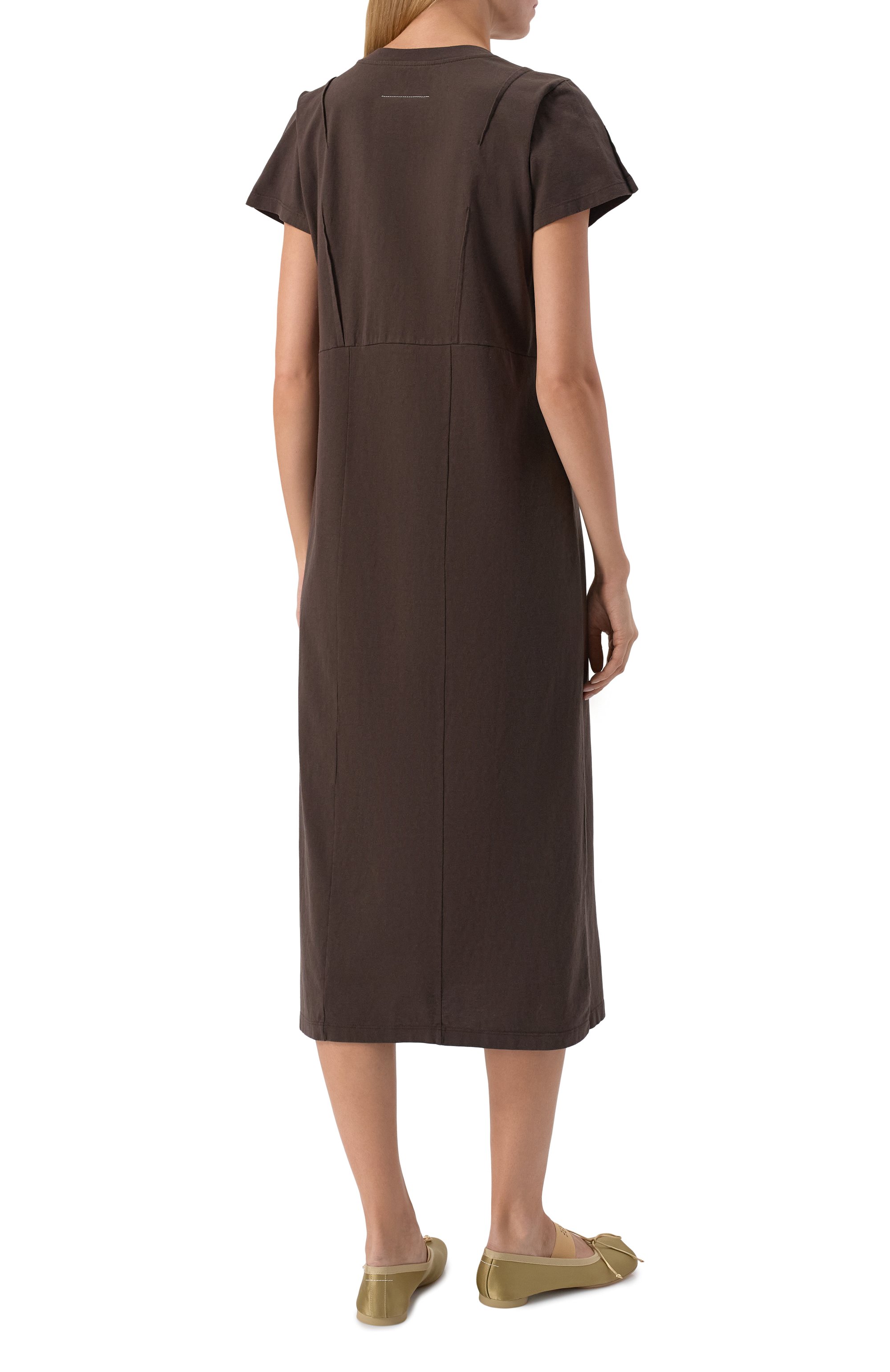 Хлопковое платье MM6, арт. S52DD0068/M20050, фото 4