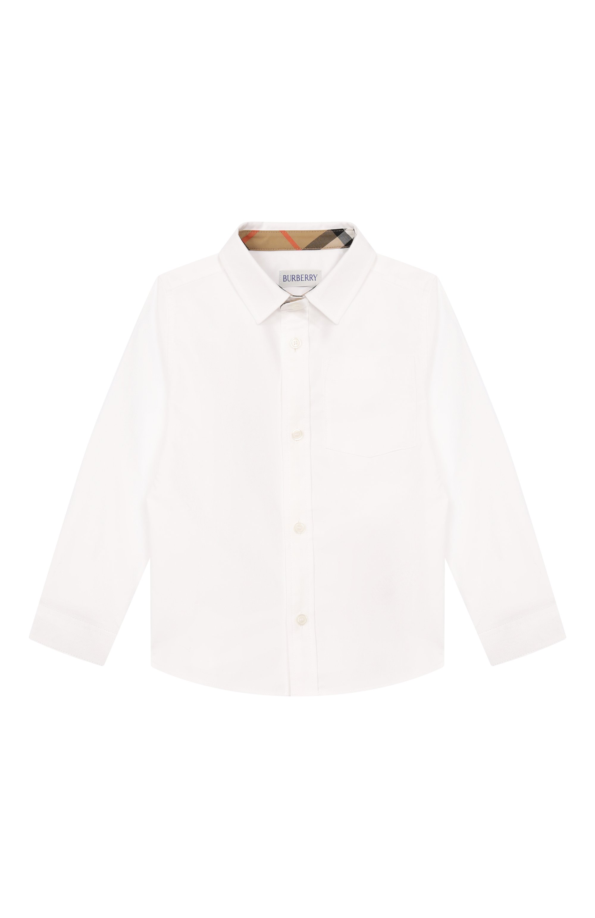 Хлопковая рубашка BURBERRY, арт. 8121251, фото 1