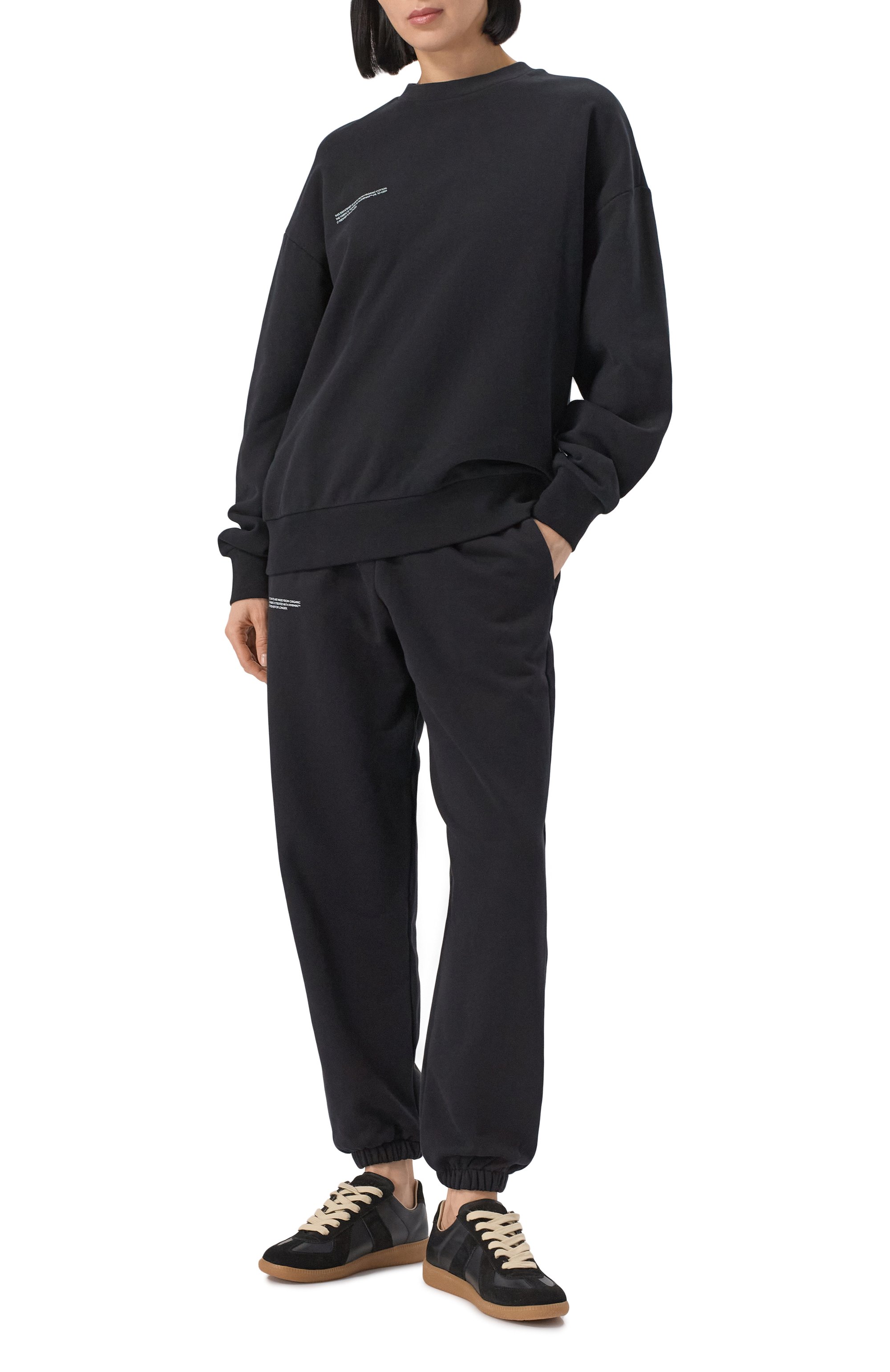 Хлопковый свитшот PANGAIA черного цвета по цене 19500 руб., арт. 10000183, фото 6 Хлопковый свитшот PANGAIA, арт. 10000183, фото 6