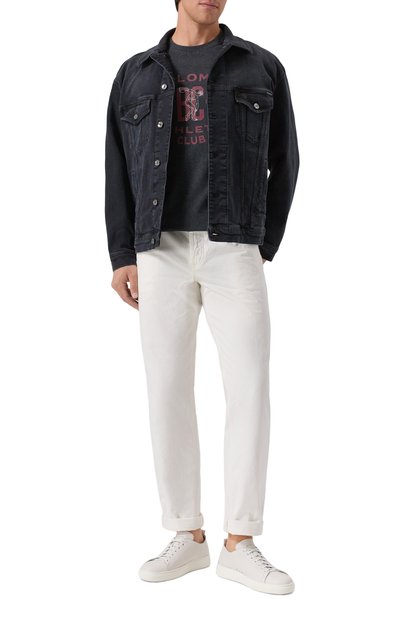 Хлопковая футболка BRUNELLO CUCINELLI, арт. M0B133386G, фото 2