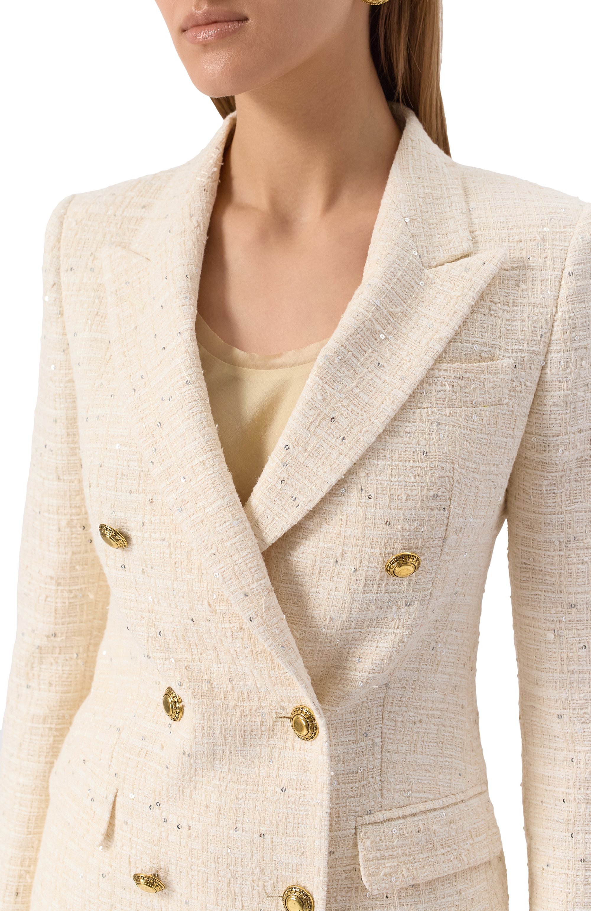 Твидовый жакет TAGLIATORE 0205, арт. J-PARIGI10B/970154, фото 5