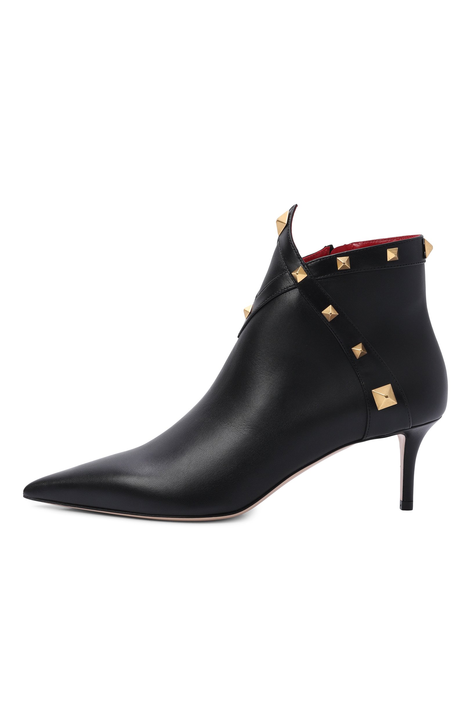 Кожаные ботильоны studdy 60 VALENTINO черного цвета по цене 172000 руб., арт. 9W2S0PR0/JYW, фото 4 Кожаные ботильоны studdy 60 VALENTINO, арт. 9W2S0PR0/JYW, фото 4