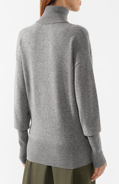 Кашемировая водолазка VICTORIA BECKHAM серого цвета по цене 59950 руб., арт. JU KNT 71008, фото 4 Кашемировая водолазка VICTORIA BECKHAM, арт. JU KNT 71008, фото 4