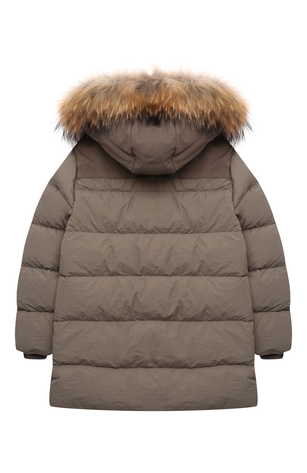 Пуховая куртка C.P. COMPANY хаки цвета по цене 54250 руб., арт. 13CK0W011A-005783M, фото 2 Пуховая куртка C.P. COMPANY, арт. 13CK0W011A-005783M, фото 2