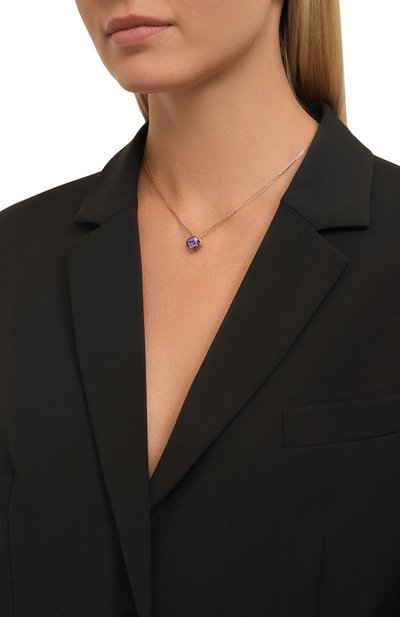 Колье с чароитом в бриллиантовой огранке MOONKA, арт. cr-nl-chr, фото 2