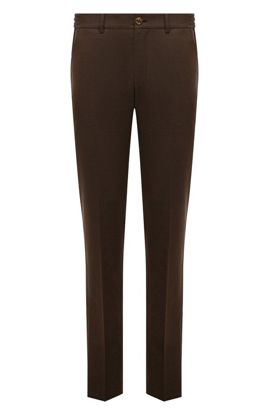 Шерстяные брюки Stefano Ricci M1T2300101/W609 Коричневый M1T2300101/W609