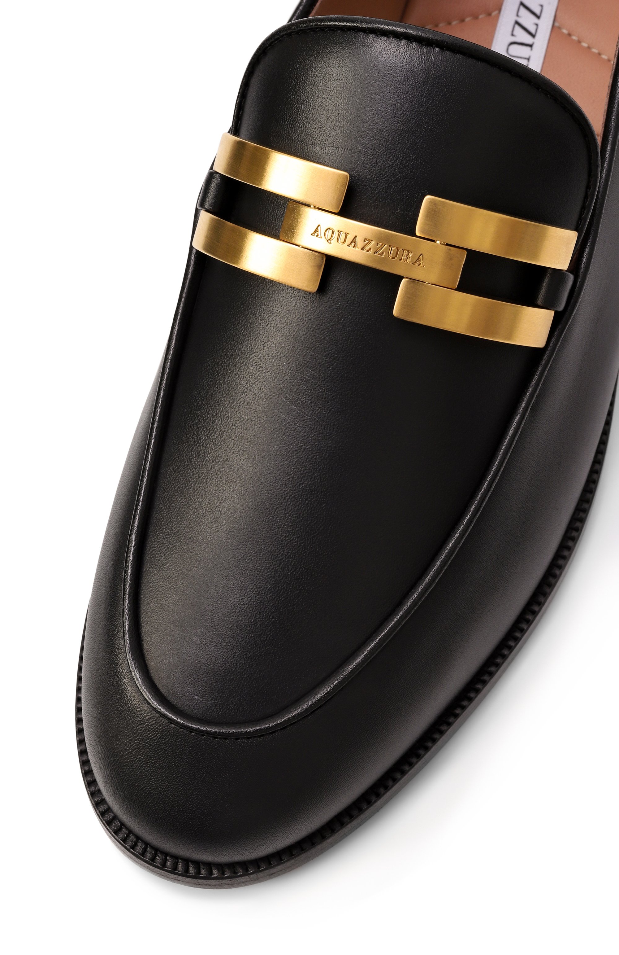 Кожаные лоферы brandi AQUAZZURA, арт. BDIFLAM0-CFP-0FF, фото 7