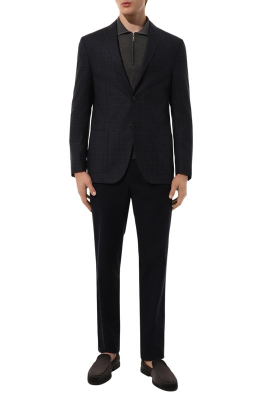 Шерстяной пиджак Corneliani 946002-9416311 Синий  946002-9416311 Фото 3