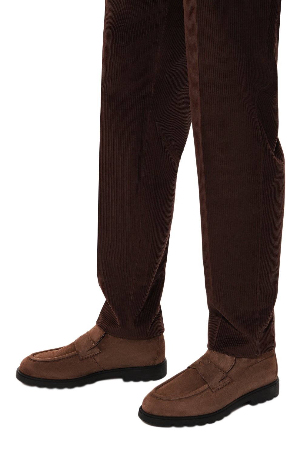 Замшевые ботинки W.GIBBS коричневого цвета по цене 39150 руб., арт. 1078026/CAM0SCI0 QUEEN W00LEN, фото 3 Замшевые ботинки W.GIBBS, арт. 1078026/CAM0SCI0 QUEEN W00LEN, фото 3