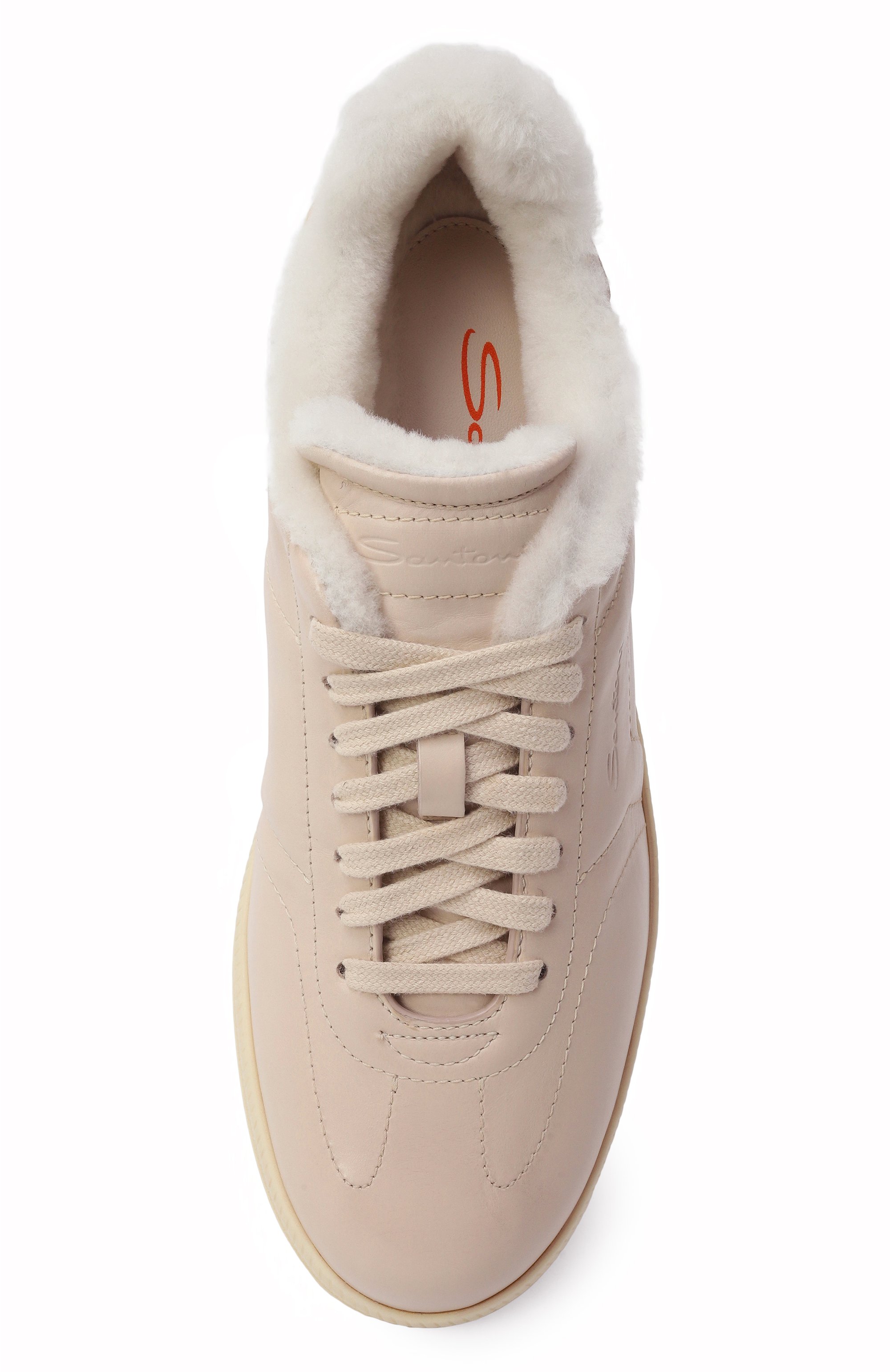 Кожаные кеды SANTONI, арт. WBPG61415TICPVWC, фото 6