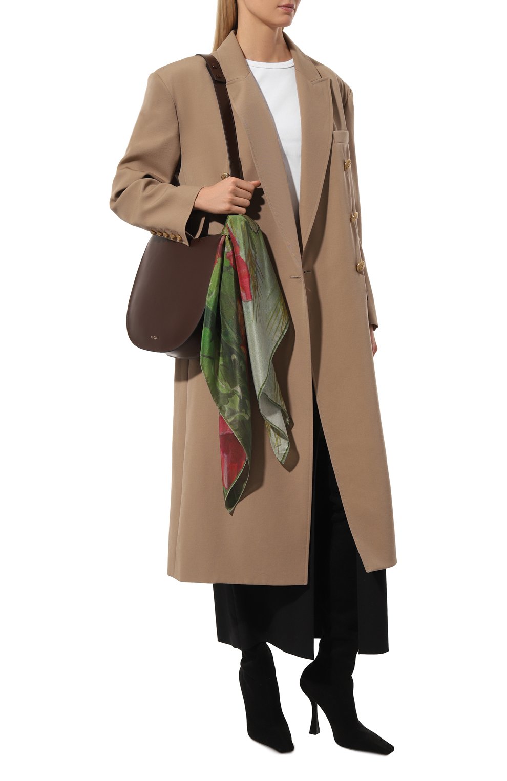 Шелковый платок маки GOURJI, арт. T23POP7R/1, фото 2